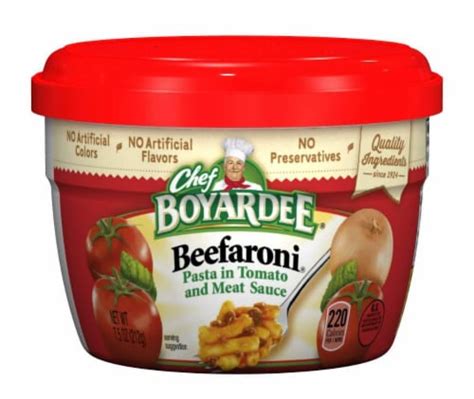 Chef Boyardee® Beefaroni® Pasta In Tomato And Meat Sauce Microwaveable