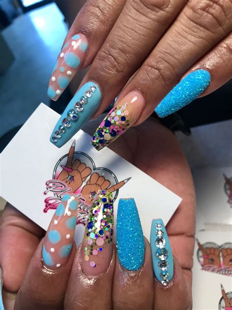 Ta Nails Dope Nails Coffin Nails Encapsulated Nails Abstract Nail