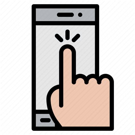 Finger Gestures Hand Screen Tap Touch Icon