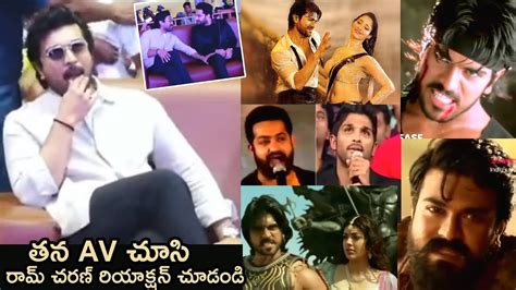 Ram Charan Reaction On His Av Vishwak Sen Ram Charan Mashup Video