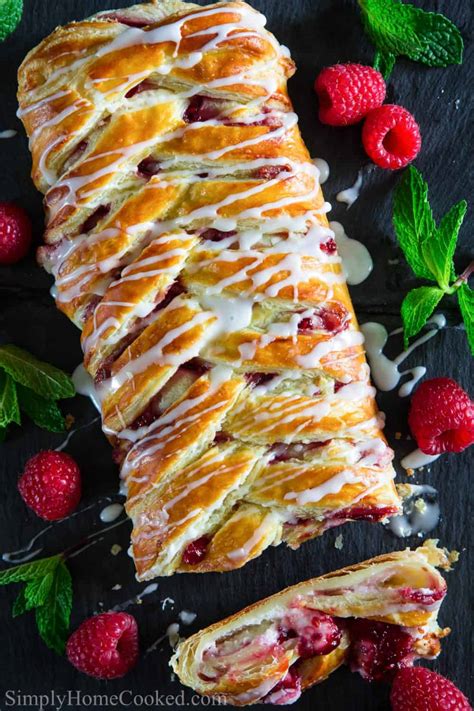 Raspberry Danish Dessert Recipe Raspberry