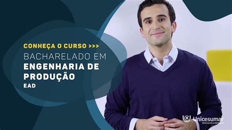 Curso de Engenharia de Produção EAD EAD Unicesumar YouTube