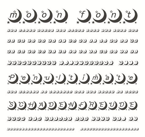 Moon Font Font