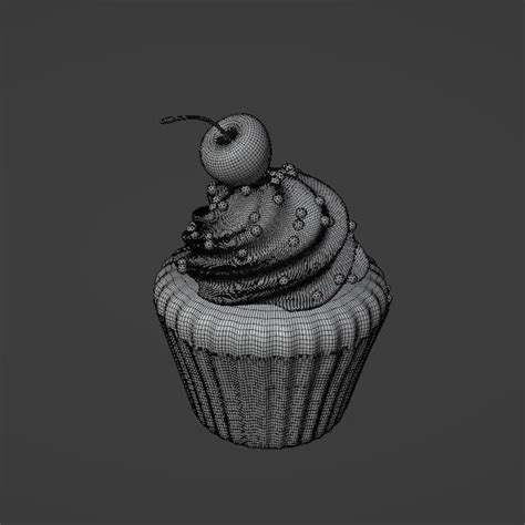 3d Cupcakes Model Turbosquid 2073834