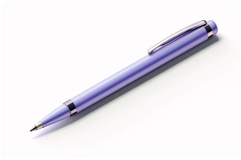 Ballpoint Pen Flat Design Side View Everyday Use Theme Watercolor