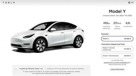 Tesla Model Y Propulsion Autonomie Prix Bonus On Vous Dit Tout