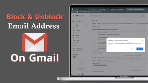 How To Unblock An Email Address In Gmail Block And Unblock Youtube