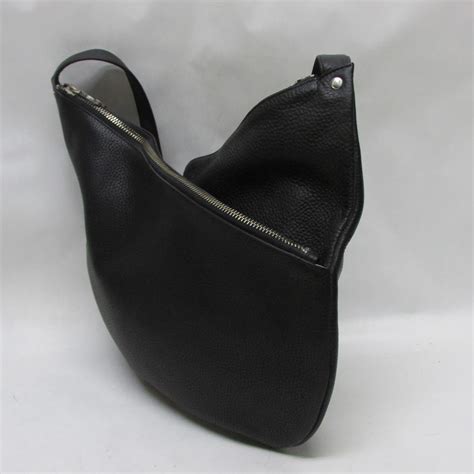 Marc Jacobs Black Leather Hobo Bag