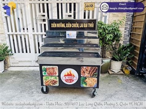 Xe inox bán đồ ăn vặt vỉa hè Mô hình kinh doanh HOT nhất hiện nay Đồ Ăn Vặt Giá Sỉ
