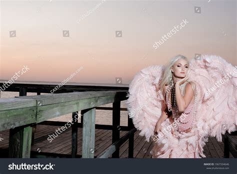 Sexy Woman Lingerie Wings Stock Photo Shutterstock