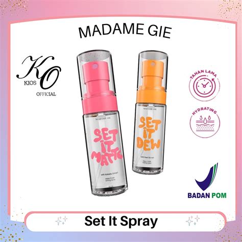 Jual Madame Gie Madame Set It Dew Set It Matte Setting Spray Shopee