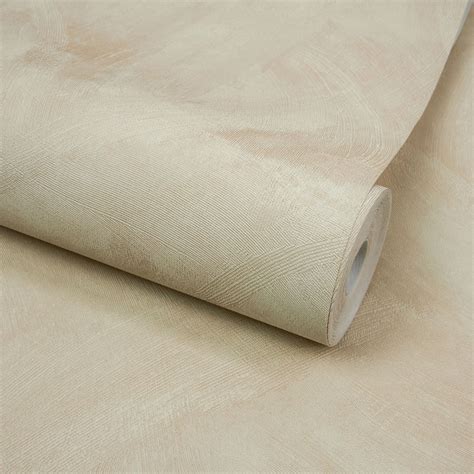 The Wallcovering Society Serra Textured Vinyl Wallpaper Nude Grandeco Breeze Furnishings