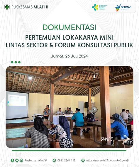 Pertemuan Lokakarya Mini Lintas Sektor Forum Konsultasi Publik