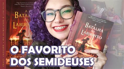 A BATALHA DO LABIRINTO de Rick Riordan RESENHA Série Percy