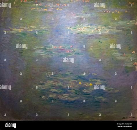 Painting Claude Monet Water Lilies Hi Res Stock Photography And Images