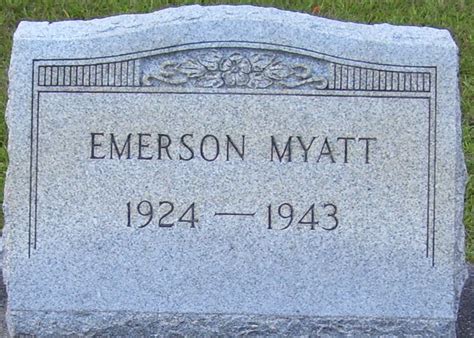 Lee Emerson Myatt Find A Grave Memorial