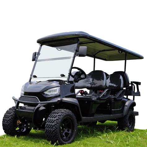 Resort Hotel Park Sightseeing 6 Seater Golf Car High Chassis Lithium