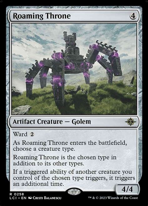 Roaming Throne Price From Mtg The Lost Caverns Of Ixalan