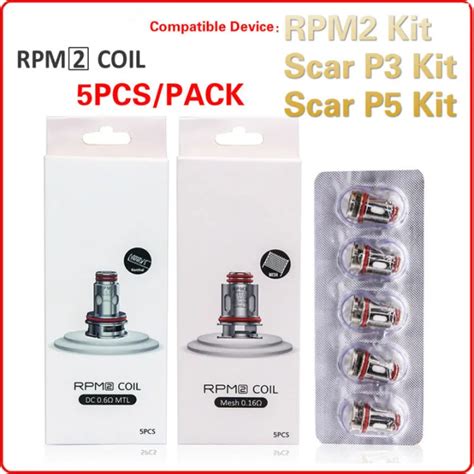 Ship Today SMOK RPM2 Coil OCC Mesh 0 16ohm And RPM 2 Coils DC 0 6ohm