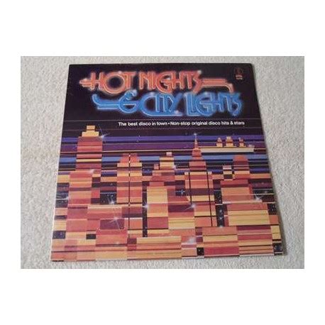 Hot Nights City Lights Disco Compilation Lp Vinyl Record For Sale