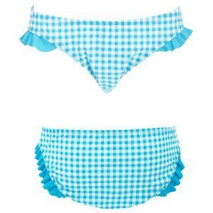 Charlotte Russe Swim Blue White Gingham 6s Pinup Swim Bikini Bottoms Poshmark