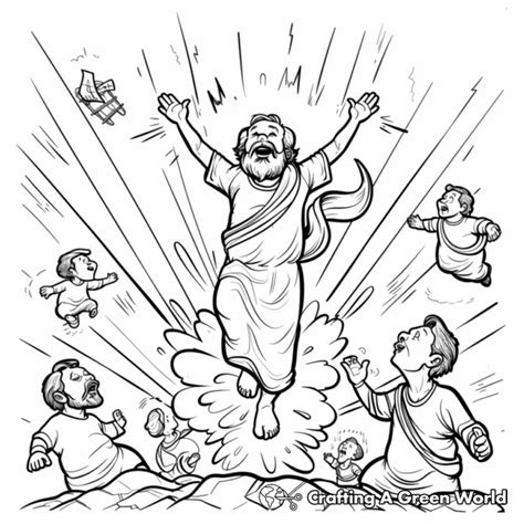 Transfiguration Coloring Pages - Free & Printable!