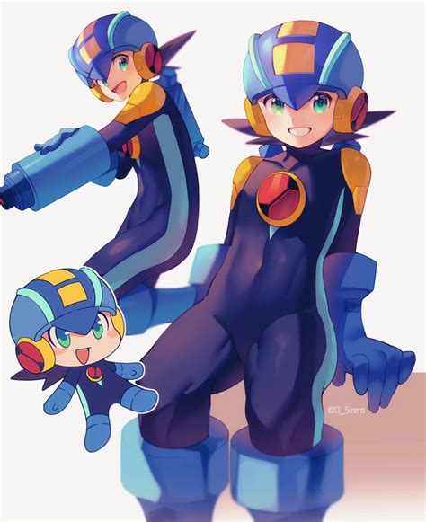 Megaman Exe Mega Man And More Drawn By Zero Go Danbooru