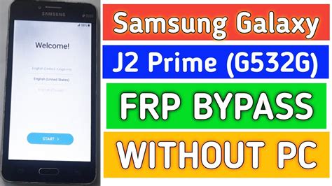 Samsung J Prime G G Frp Bypass Without Pc J Prime Google Frp