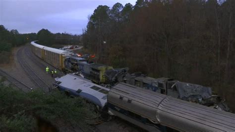 2 Dead After Amtrak Passenger Train Collides With Freight Train In