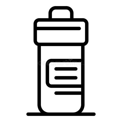 Bleach Bottle Icon, Outline Style Stock Vector - Illustration of ...