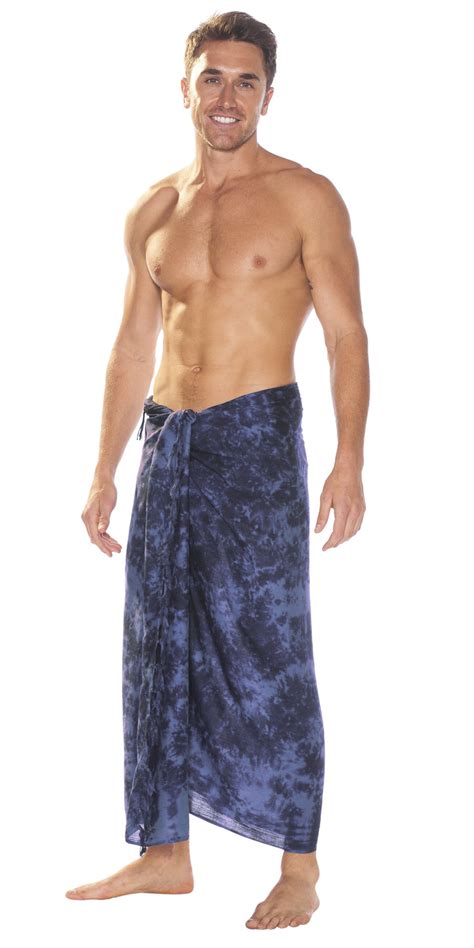 White Mens Sarong