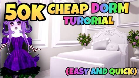 50k CHEAP CUTE DORM TUTORIAL EASY AND QUICK 8 Minutes Royale