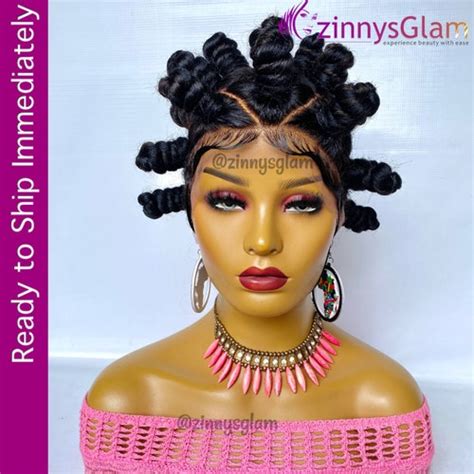 Ready To Ship Jumbo Knotless Box Braids Wig For Black Women Etsy