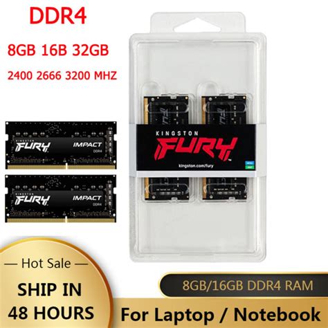 Ddr4 Ram 16gb 32gb 2x8gb 2x16gb Kit 3200mhz 2400mhz 2666mhz Laptop Hyperx Fury Memory 260pin