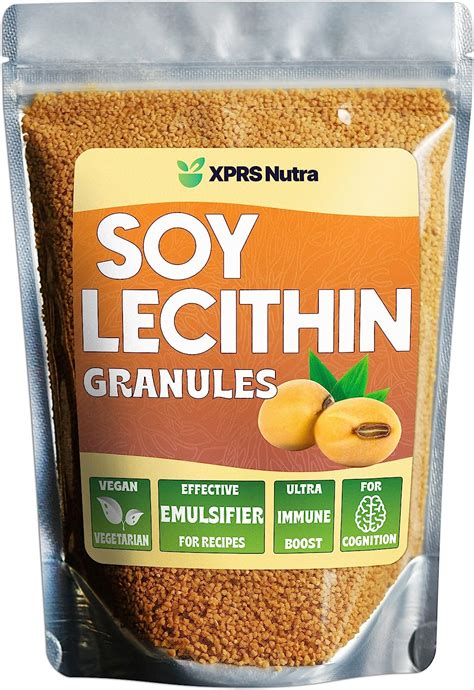 Amazon Xprs Nutra Soy Lecithin Granules Non Gmo Lecitina De Soya