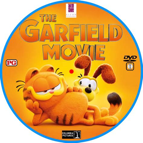 The Garfield Movie (2024) R1 Custom DVD Label - DVDcover.Com