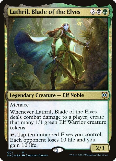 Best Starter Commanders Lathril Blade Of The Elves