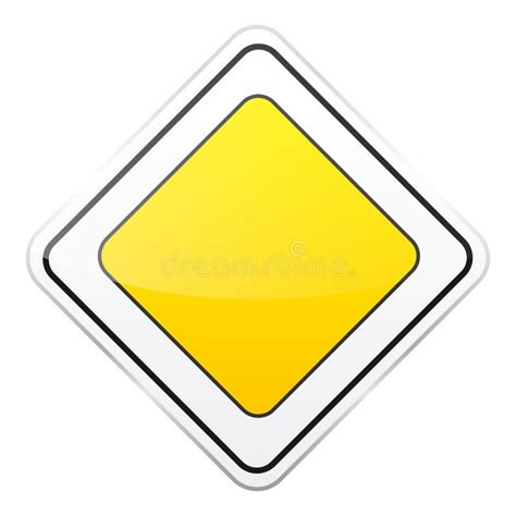 Yellow Yield Sign Stock Illustrations – 784 Yellow Yield Sign Stock ...