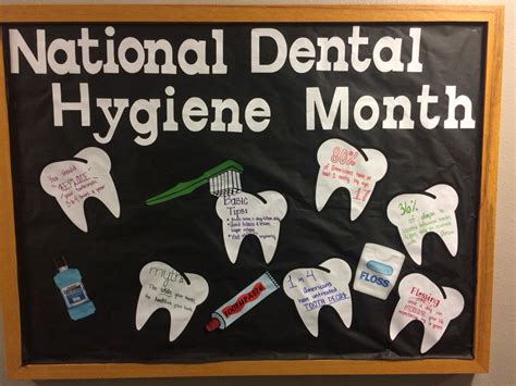 National Dental Hygiene Month Bulletin Board