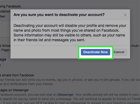 2 Easy Ways To Deactivate A Facebook Account WikiHow