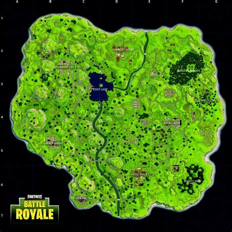 This Is What The Fortnite Br Map Looked Like In September 2017 R Fortnitebr