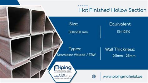 Hot Finished Hollow Section Hot Formed Structural SHS RHS Box Section