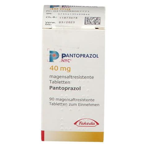 Pantoprazol Nyc® 40 Mg 90 St Mit Dem E Rezept Kaufen Shop Apotheke