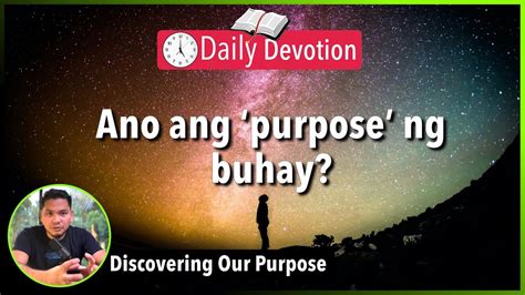 S3 Day02 Ano Ang Layunin Ng Diyos Sa Buong Nilikha 5am Daily Devotion Youtube