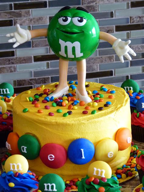 m&m birthday cake topper - Edison Mccarter