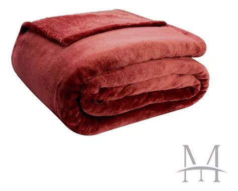 Cobertor Casal Camesa Neo Soft Velour G Liso X M Cor Vinho