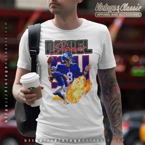 Daniel Jones New York Giants Shirt - Vintagenclassic Tee