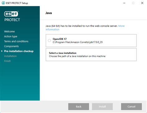 Install Web Console Using The All In One Installer Eset Protect On