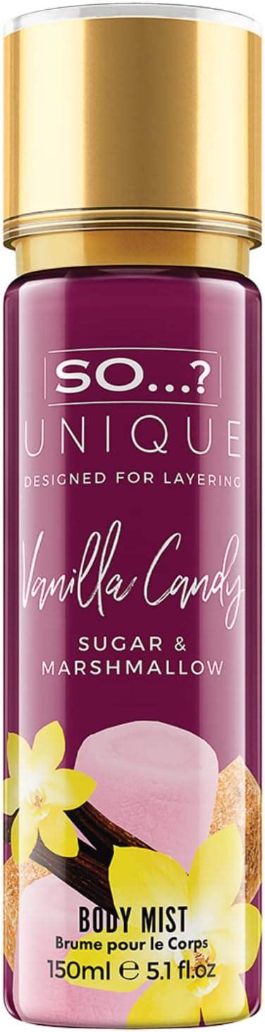 So Unique Vanilla Candy Body Mist 150ml Au Beauty