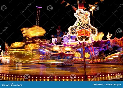 Carnival Lights At Night Stock Images - Image: 9342564